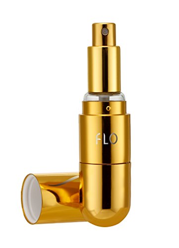 Flo Accessories Refillable Fragrance Atomiser, Gold, 0.17 Ounce