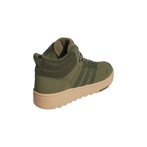 adidas Unisex Hoops 4.0 MID Shoes Schuhe, Olive strata/Night Cargo/GUM4, 49 1/3 EU