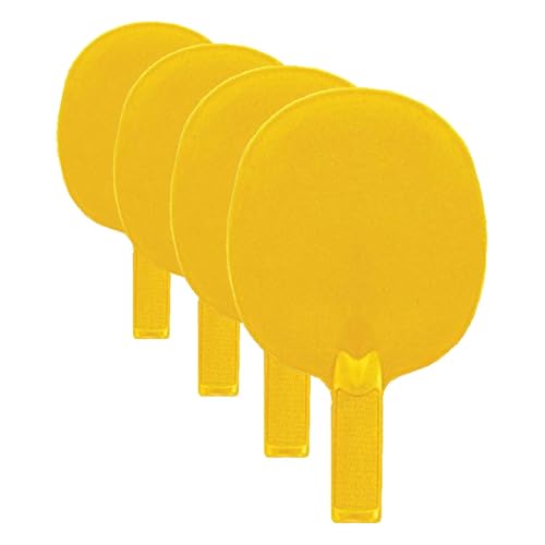 Champion Sports PN5 All-Plastic Table Tennis Racket, Assorted (Pack of 4)