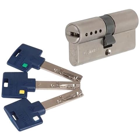 Cilindro de alta seguridad MTL600 262S+ Mul-T-Lock de 90 mm para puertas de perfil europeo