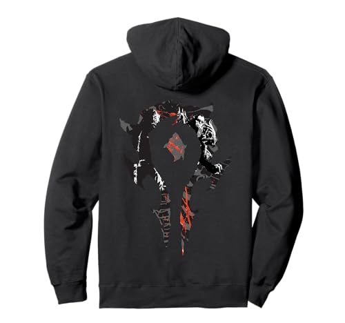 Warcraft Jeu Logo Horde Compilation Crest Fierce Gamer Sweat à Capuche