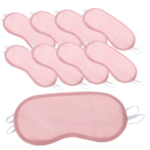 FOMIYES 1セット 使い捨てアイ 目 アイ ケア スリーピング スリープ かわいい 光沢剤 アイシェード アイカバー ポリエステル ピンク 20個