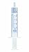 Chemglass CG-3080-06 Polypropylene Syringe with Offset Luer Tip, 10mL Capacity, Individually Packed in Sterile Wrapper, Pack of 100