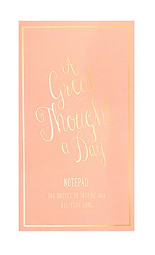 WORLD TRAVELER Eccolo Thought A Day Notepad, Coral (T609B)