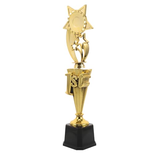 DECHOUS �v�����̃g���t�B�[ �S�[���h�F �X�^�[�^�J�b�v 14.17�C���` �|�[�^�u�����p�r�ȃX�|�[�c�C�x���g��a�����p�[�e�B�[�ɍœK�ȏj��p�g���t�B�[�J�b�v �ė��p�\