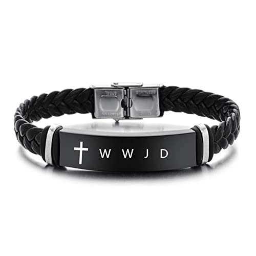 AMRECH WWJD HWLF �u���X���b�g �����Y �����ς� �X�e�����X�X�`�[�� �҂ݍ��݃��U�[ �N���X�u���X���b�g What Would Jesus Do He Would Love First ���X�g�o���h �C���X�s���[�V���� �N���X�`���� �@���I