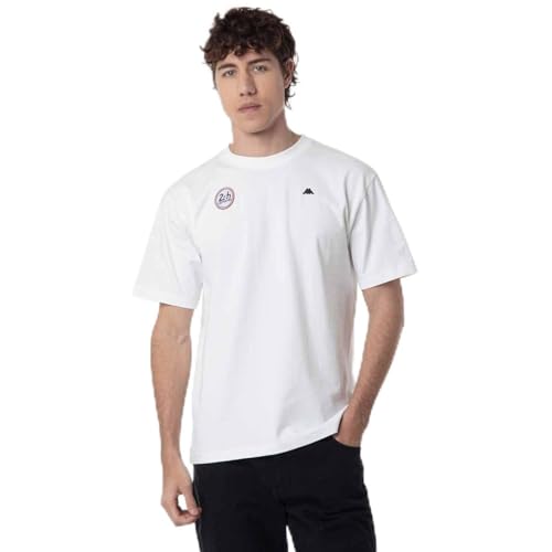 T-Shirt Kappa Renald 24H Le Mans 2024 blanc S avec finitions premium Robe Di