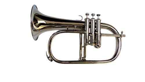 Flugel Horn SILVER NICKLE With Free Hard Case+Mouthpiece SCX622
