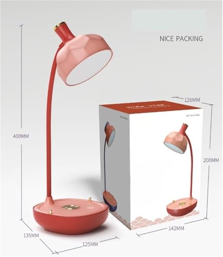 Lampa biurkowa LED – ładowana przez USB, sterowanie dotykowe do nauki i biura, regulowana jasność i przyjazna dla oka konstrukcja