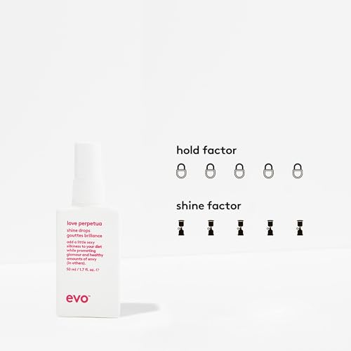 Evo Love Perpetua Gouttes brillantes, 50 ml, pour une brillance incroyable, pour cheveux crépus, indisciplinés et colorés, apporte souplesse, brillance et réduit les frisottis, végétalien, sans – vue 3