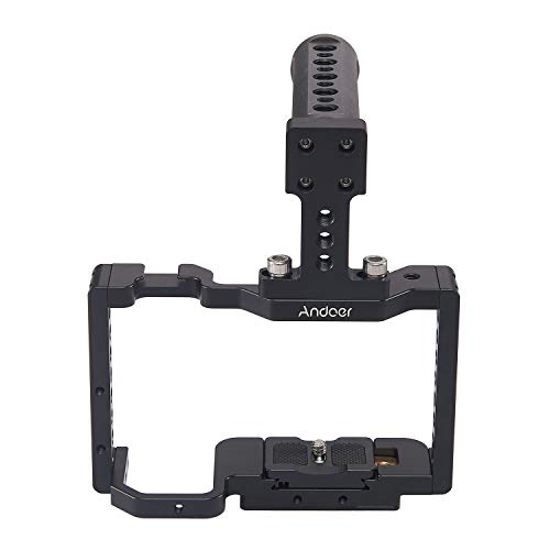 mingzhe Camera Cage + Top Handle Kit Liga de alumínio com placa de liberação rápida removível Montag