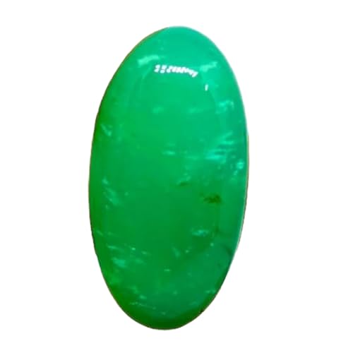 Pierre gemme chrysoprase 32x16x7mm en vrac pour fabrication bijoux