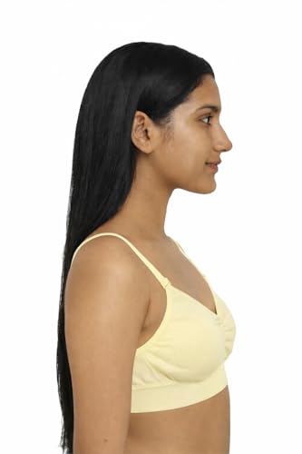 Image of Women's Non-Padded Cotton Bra with Sports Look | Soft Stretchable Everyday Bra | Wire-Free Comfortable Innerwear