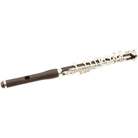 Roy Benson Piccolo Flöte PC-602 Grenadill, inkl. Holzetui mit Tasche Cover