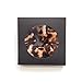 100% Mulberry Silk Scrunchie – 19 Momme Luxurious Silk Hair Tie, Handmade in the USA – Premium Hair Accessory for All Hair Types (Leopard)