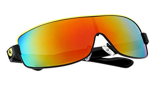 Khan Nitro - Color Mirror One Piece Shield Sunglasses2
