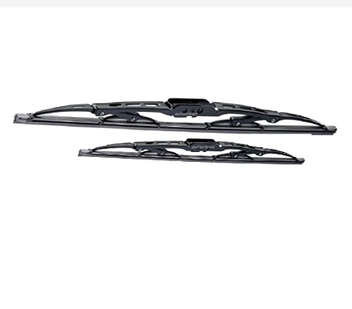 Image of AutoClean Metal Type Wiper Blade For Maruti Suzuki Swift New (Pack Of 2) (22+17)