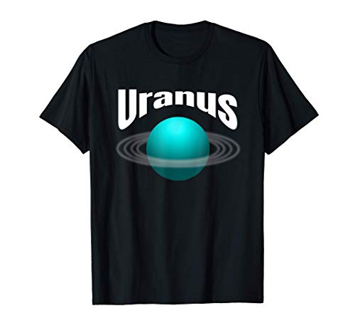 Uranus Design Solar System Planet Maglietta