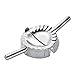 Stainless Steel Ravioli Mold Dumpling Press Maker Wrapper Pierogie Pie Crimper Pastry Dough Cutter Kitchen Gadgets (M-4inch)