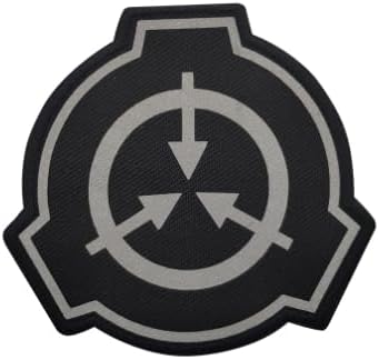 Small Special Containment Procedures Foundation SCP IR Patches Tactical Military Appliqued Badges for Clothing Hat Bag Jackets Backpack IR Patch, as shown in the picture