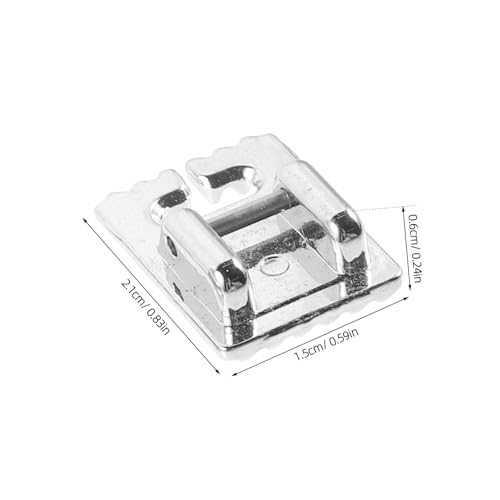 Pies prensatelas metálicos para máquina de coser 3 unidades miniatura 2