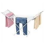 Oypla Electrical Extendable Heated Folding Clothes Horse Airer Dryer With Heated Wings