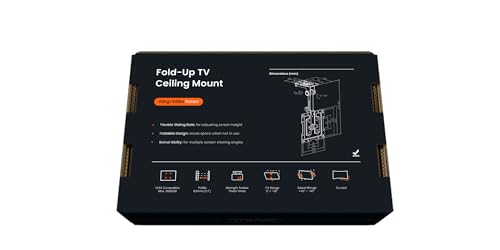 Putorsen PT-CM322 Manual Folding Ceiling Tv Mount, Flip Down Tv Mount thumb #14