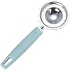 Egg Yolk Separator Stainless Steel Egg White Separator Long Handled Egg Separators Simple Egg Yolk White Separation Tool Kitchen Gadget (Blue), 20.5X7.4cm