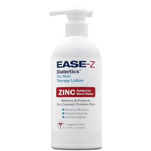 Diabetic Lotion for Dry Skin. Clinically Proven ingredients and ZINC relieve dryness, reduce redness, and calm itching. With Shea Butter. Fast-Acting, Long-Lasting. 10.9 oz