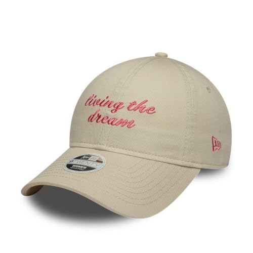 New Era Living The Dream Slogan 9Twenty Casquette pour Femme Beige