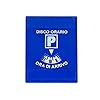 CARALL Parkeerschijf voor auto, parkeerschijf, dubbelzijdig, zelfklevend, afmetingen 80 x 60 mm, met houder voor waarschuwingen voor korte post