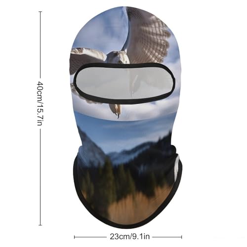 Balaclava con Estampado de Animales y Paisajes para Hombres y Mujeres, Máscara Facial Antisolar Transpirable con Cobertura Total para Senderismo, Ciclismo, Correr y Conducir miniatura 2