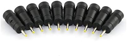 10pcs DC Power Adapter 5.5x2.1mm Female Jack to 2.5x0.7mm Male Plug Electrical Socket Outlet for Laptop Interface Power Cable Connector