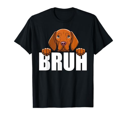 Funny Vizsla Bruh Carino Amante dei cani Uomini Ragazzi Bambini Maglietta