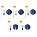 Topyond 5Pack Ice Fishing Flag Tip Up Winter Fishing Rod Marker Easy to Use Portable Stable Ice Fishing Supply for Outdoor