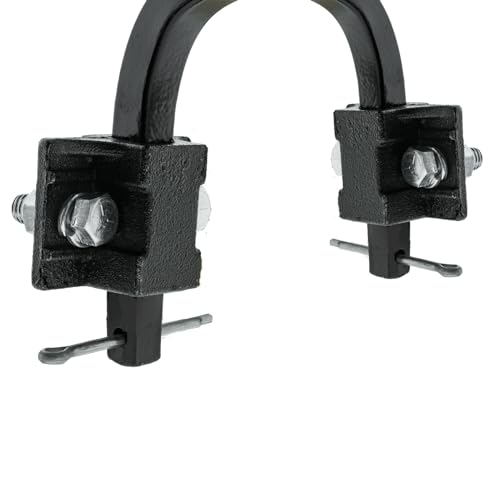 Image of the RAW Bar Type Mud Flap Hangers for Semi Trucks, Bracket Complete Kit for Trucks, Trailers, RVs and More, Semi Truck mud Flap Hangers, 1 Pair Pack (LegacyKit, Straight 30 inch)