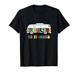 Little Hippie Vintage Bus Cute Tie Dyed Camper Tees T-Shirt