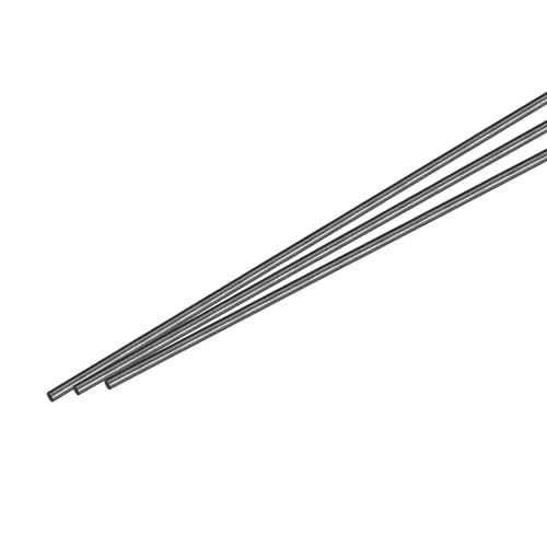 QUARKZMAN Kohlefaserstab, 3,5 mm x 100 mm für RC Flugzeug DIY Werkzeug Flügelrohr Quadcopter Arm, Packung mit 4 Stück