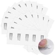 100 Pcs NFC Tags Sticker Ntag213 Adhesive Blank NFC Stickers Chip Rewritable 144 Bytes Memory Programmable RFID Stickers Tags Compatible with All NFC-Enabled