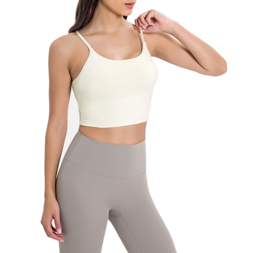Image of Lemedy Women Padded Sports Bra Fitness Workout Running Shirts Yoga Tank Top