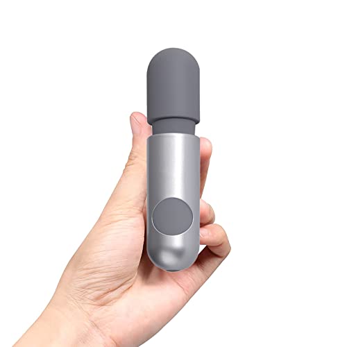 Bâton de massage sans fil en silicone - Appareil de massage personnel du corps - Tremblement de terre puissant avec 10 fréquences - Silencieux et étanche Cover