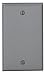 Leviton 80714-GY GY WP 1G BLANK BOX MNT THERMOPL