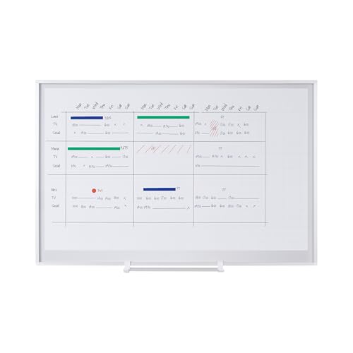 Planning magnétique émaillé pour organiser vos tâches sans traces 90x60