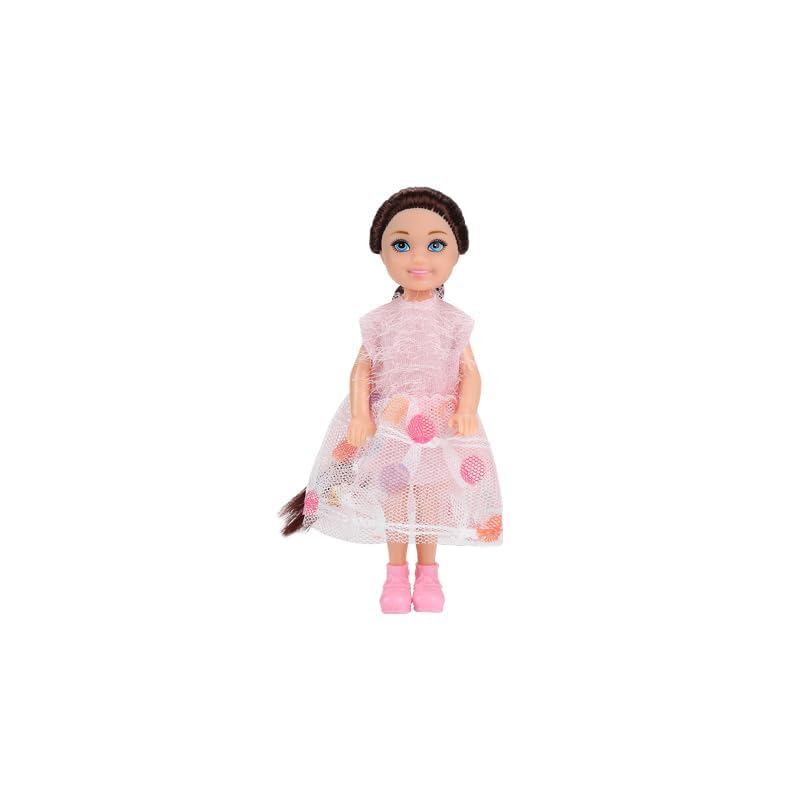 12 muñecas mini de 14 cm con ropa y accesorios miniatura 7