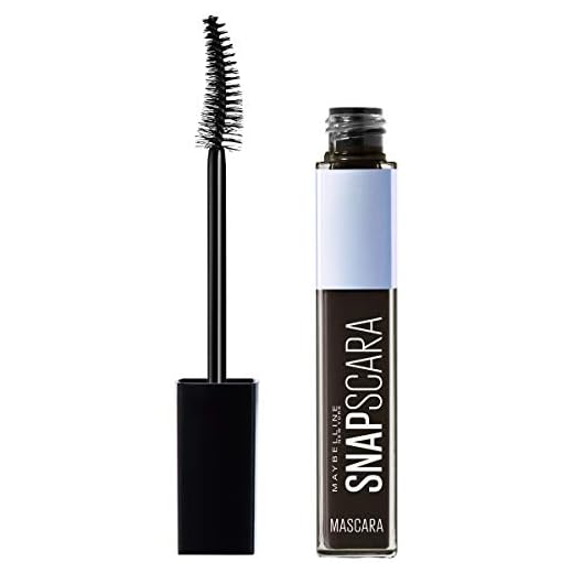 Maybelline New York Snapscara Washable Mascara Makeup, Bold Brown, 0.34 Fluid Ounce, Pack of 1