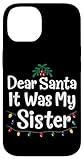 Funny Sibling Festive Family Matching PJ Quote