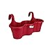 Produktbild Elho Corsica Easy Hanger Trio 50 - Übertopf für Balkon & Außen - Ø 53.0 x H 27.0 cm - Rot/Cranberry Rot