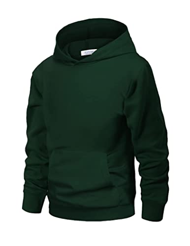 Image of Arshiner Unisex Kids Soft Pullover Hooded Sweatshirt with Pocket Basic Hoodies Sportswear Age 4-13 Years