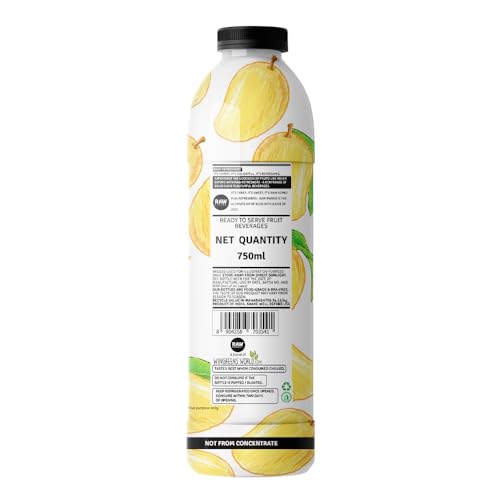 Image of RAW Pressery Refreshers Aam Mango Juice | Mango Drink | Not From Concentrate | Fruit Juice | 750ml