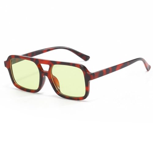 Lunettes de soleil double faisceau anti-éblouissement mode rétro femme